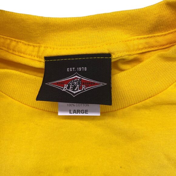 Bear Surfboards Shirt Men Size Medium North Shore Yellow1990's Graphic USA - Picture 6 of 11